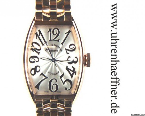 Franck Muller Cintree Curvex Rosegold 45x32mm watches