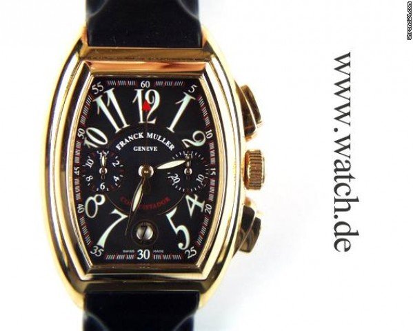 Franck Muller Conquistador Chronograph Rosegold 49x35mm watches