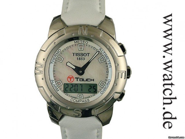 Tissot T Touch Polished Titanium 41mm watches