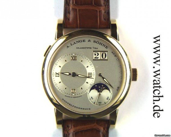 A. Lange & Sohne Lange 1 Mondphase Gelbgold 38mm watches