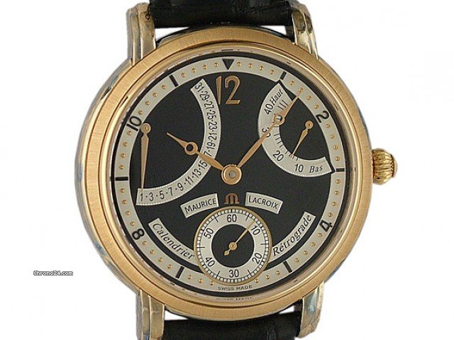 Maurice Lacroix Masterpiece Calendrier Retrograde Rosegold 43mm watches