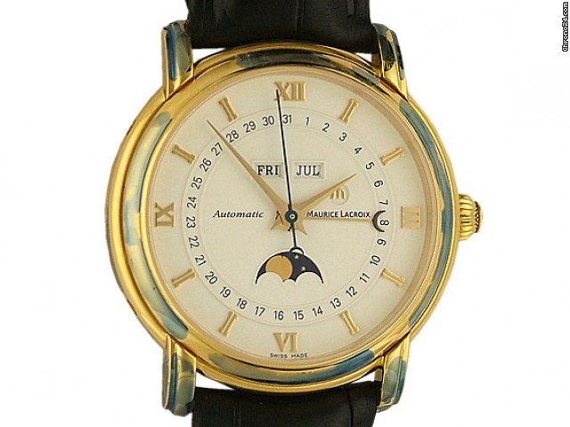Maurice Lacroix Masterpiece Phase de Lune Vollkalender Gelbgold 38mm watches