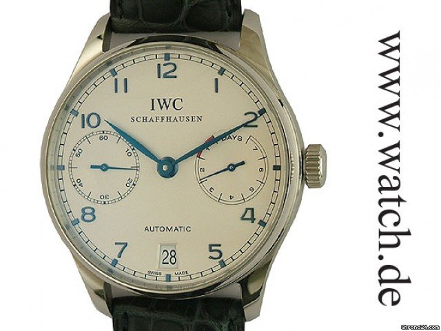 IWC Portugieser Automatic 7 Tage Gangreserve 42mm inkl. Faltschlie e watches