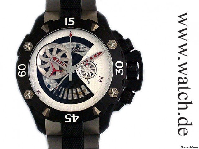 Zenith Defy Xtreme Open El Primero Titan Chronograph schwarzes Titan 46,5 mm N E U watches