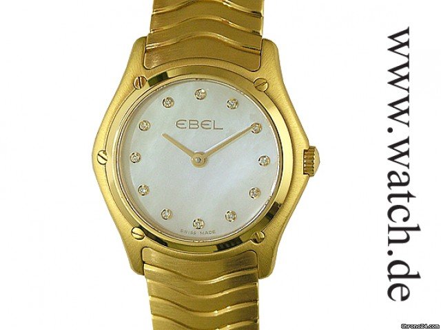 Ebel Sport Classic Lady Gelbgold Diamond 27mm watches