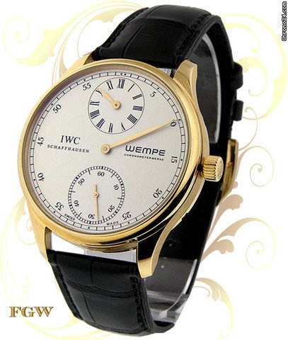 IWC 5443 Limited Edition Wempe Portuguese Regulateur, Red Gold watches