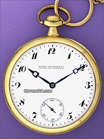Patek Philippe 18K Yellow Gold Pocketwatch watches