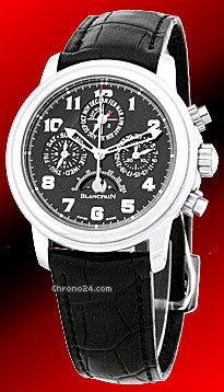 Blancpain Leman Chronograph & Perpetual Calendar Strapwatch watches