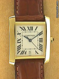 Cartier 's Hottest Watches Gent's 18K Yellow Gold Cartier Tank Francaise watches