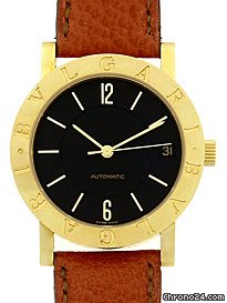 Bulgari Gent's 18K Yellow Gold - Classic Strap Watch watches