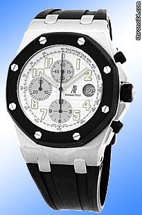 Audemars Piguet Gent's Stainless Steel Royal Oak Offshore Rubberclad Chronograph Strapwatch [On Hold] watches