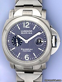 Panerai Gent's Titanium & Stainless Steel 44mm Luminor Marina watches