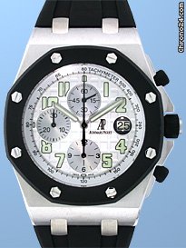 Replica Audemars Piguet Gent's Stainless Steel Royal Oak Offshore Rubberclad Chronograph Watch
