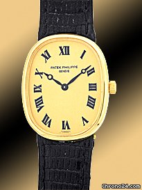 Patek Philippe Lady's 18K Yellow Gold Golden Ellipse Strapwatch watches