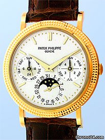 Patek Philippe Rare and Collectible Gent's 18K Rose Gold 5039 Perpetual Calendar Strapwatch watches