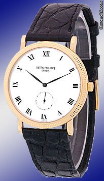 Patek Philippe Gent's 18K Yellow Gold Calatrava Strapwatch watches