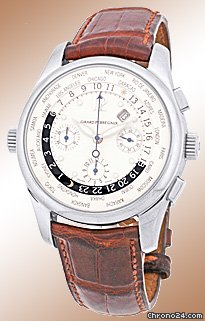 Girard Perregaux wwtc World Time Chronograph Strapwatch watches
