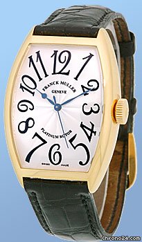 Franck Muller Gent's 18K Yellow Gold Cintree Curvex watches