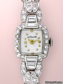Jaeger-LeCoultre Vintage Lady's Platinum Diamond Cocktail Watch watches