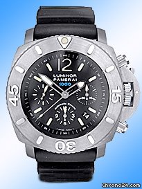 Panerai Gent's Stainless Steel Submersible 1000M Chronograph PAM00187 watches