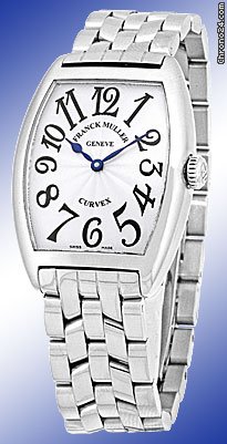 Franck Muller Lady's Midsize Stainless Steel Cintree Curvex [On Hold] watches