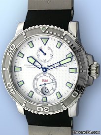 Ulysse Nardin Gent's Stainless Steel 1846 Maxi Marine Diver Chronometer watches