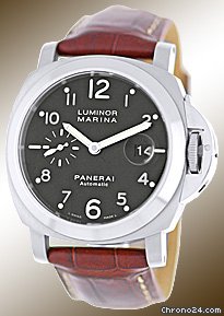 Panerai Gent's Stainless Steel Luminor Marina PAM164 44mm Strapwatch watches