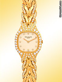 Patek Philippe Lady's 18K Yellow Gold Diamond La Flame watches