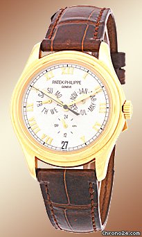 Patek Philippe Gent's 18K Yellow Gold Ref# 5035 Annual Calendar Strapwatch watches