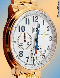 Replica Ulysse Nardin Gent's 18K Rose Gold Marine Annual Calendar Chronograph Watch