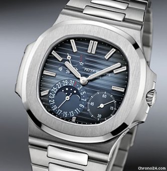 Patek Philippe MOONPHASE MONDPHASE NAUTILUS STAHL STEEL watches