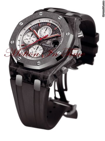 Replica Audemars Piguet "JARNO TRULLI" ROYAL OAK OFFSHORE LIMITED EDITION CARBON Watch