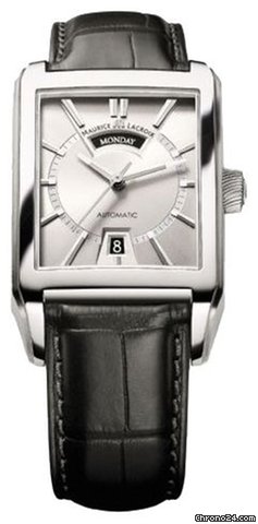 Maurice Lacroix Pontos Rectangulaire Day/Date Neu Box&Papiere ink MwSt watches