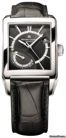 Maurice Lacroix Pontos Rectangulaire Reserve de Marche NEU incl B+P watches