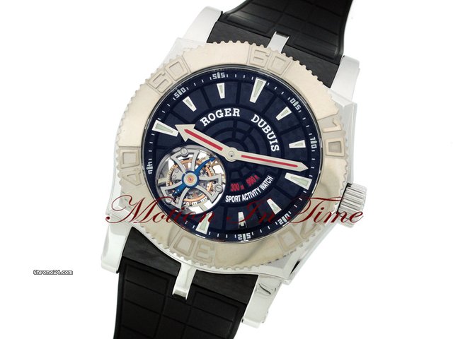Roger Dubuis EASY DIVER TOURBILLON STEEL & WHITE GOLD 48mm LIMITED 280 PC watches