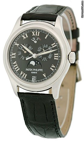Patek Philippe Gent's Platinum Ref # 5056-P Annual Calendar Strapwatch watches
