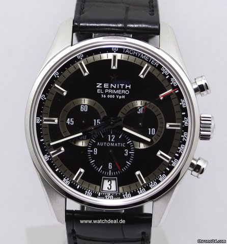 Zenith El Primero 36.000 VpH NEU incl MWST mit Box + Papieren watches