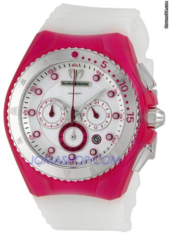 Technomarine Cruise Beach Chrono Pink And White Watch 109012 watches