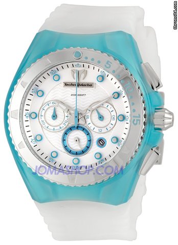 Technomarine Cruise Beach Chrono Turquoise And White Watch 109014 watches