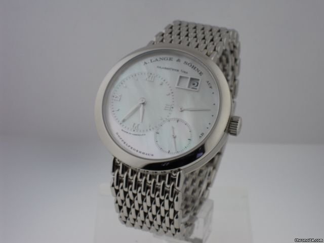 A. Lange & Sohne LANGE ONE WG INTEGRATED WG BRACELET - MOTHER OF PEARL DIAL watches