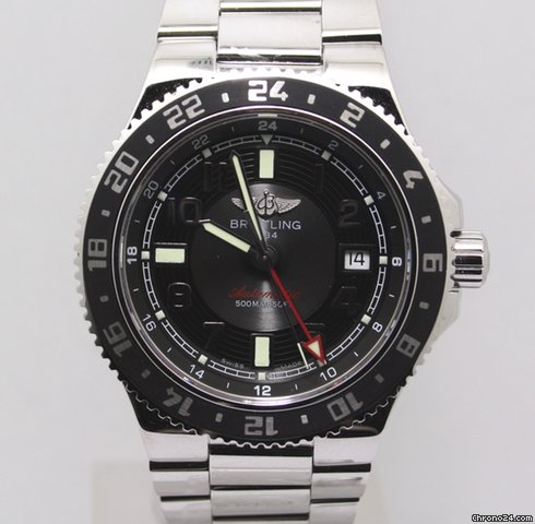 Breitling Superocean GMT NEU incl MWST mit Box+Papieren watches