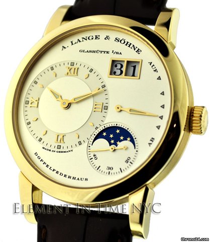 A. Lange & Sohne Lange 1 Moonphase 18k Yellow Gold 109.021 watches