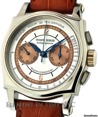 Roger Dubuis Sympathy S 37 Chrono 18k White Gold watches