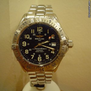 Breitling SUPEROCEAN STEEL BLACK DiAL watches