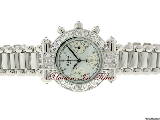 Chopard IMPERIALE WHITE GOLD BAGUETTE DIAMOND CASE MEDIUM LADIES' watches