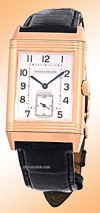 Jaeger-LeCoultre Gent's 18K Rose Gold Reverso Duo Dual Time Zone Strapwatch [On Hold] watches