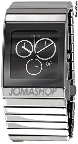 Rado Ceramica Chronograph Black Dial Mens Watch R21824152 watches