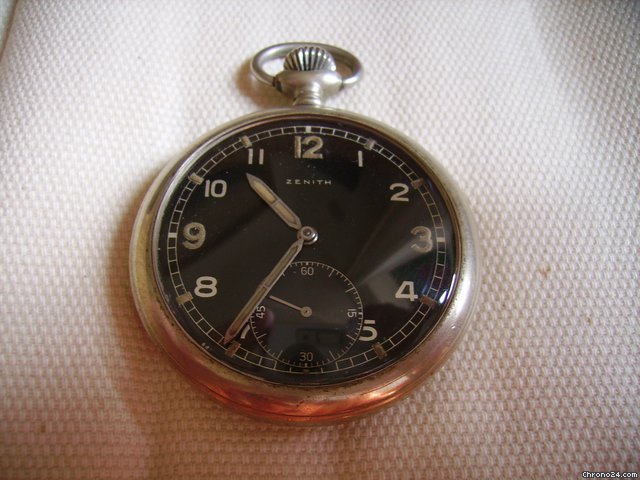 Zenith orologio zenith militare tasca per ufficiali tedeschi ww2 watches
