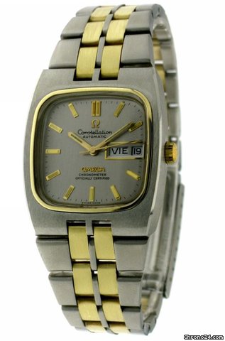 Omega Constellation Chronometer gold stahl steel Day Datum watches