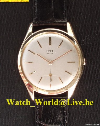 Ebel Rare Classical solid 18ct gold, extra thin MINT watches